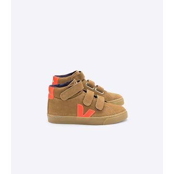 Veja ESPLAR MID SUEDE Høye Barn Brune | NO 679PJJ